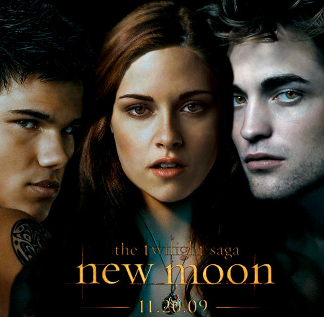 Fire and Ice-New Moon Poster