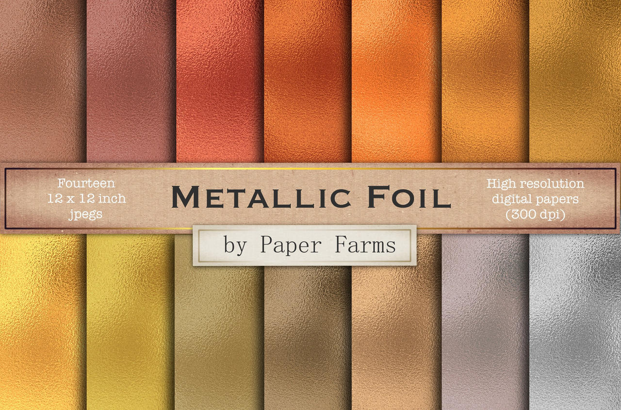 Metallic foil digital paper by ofinotasu on DeviantArt