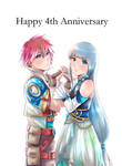 Shironeko Project 4th Anniversary by chuutadesu