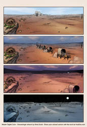 Graveslinger Page 1 Colors.