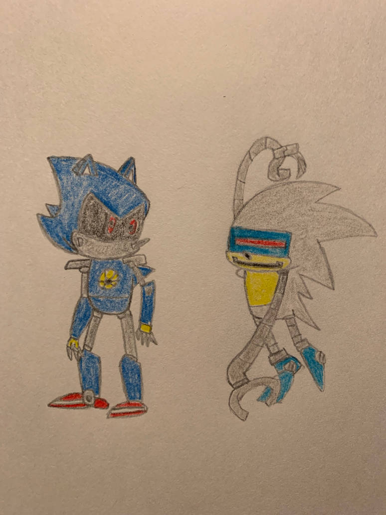 Metal Sonic and Silver Sonic by star-lord6 on DeviantArt