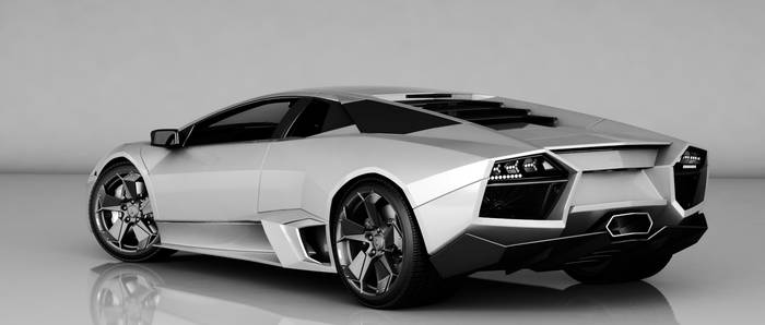Lamborghini Reventon Rear NS - White