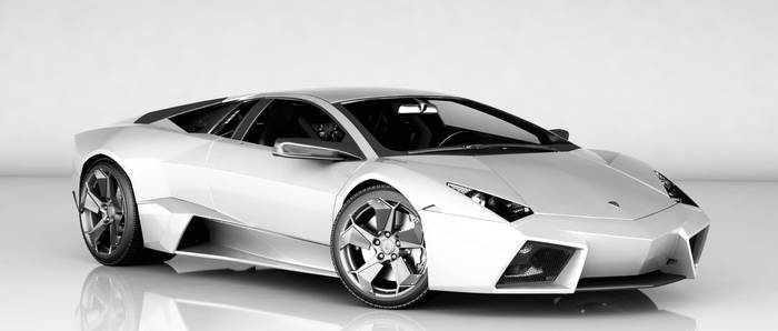 Lamborghini Reventon Front - NS White