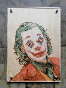 Joker Woodburning