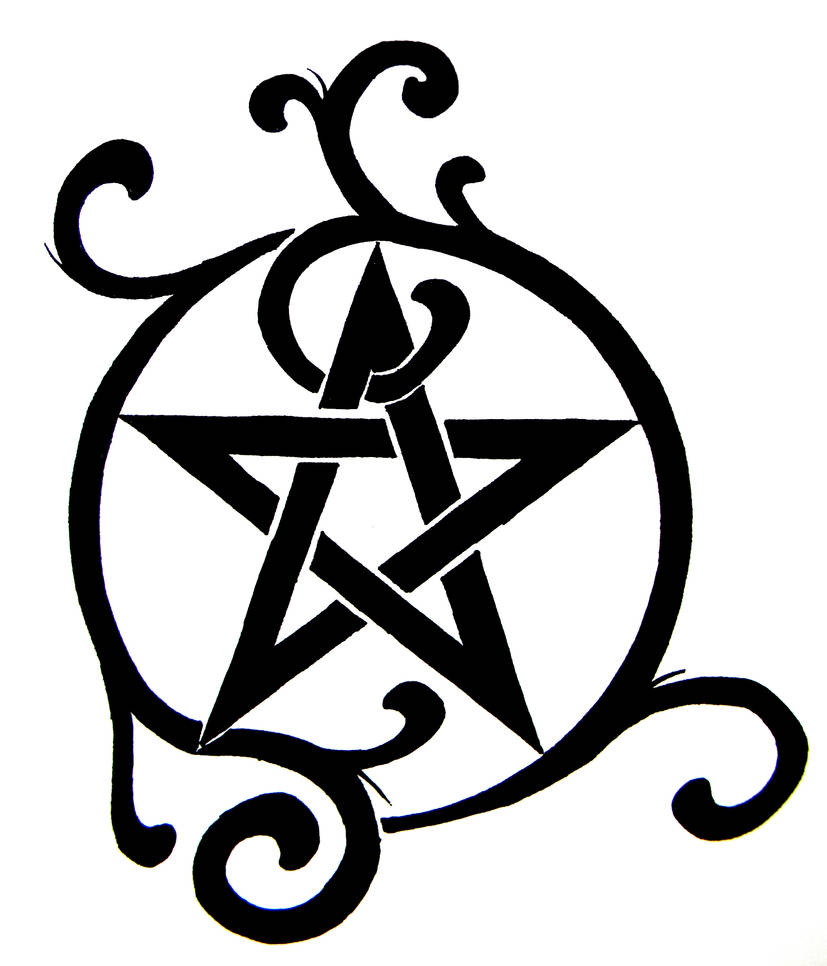 Пентакли беременность. Тату пентаграмма Wicca. Пентаграмма Викканская магия. Магические символы Викканство.