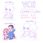 YCH Chibi Commissions by Meloedy