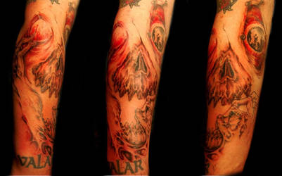 freehand zombie/bioorg./sleeve W.I.P.