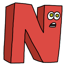 Nebert Letters Letter N (Leapfrog Letter Factory) by supercool3456 on DeviantArt