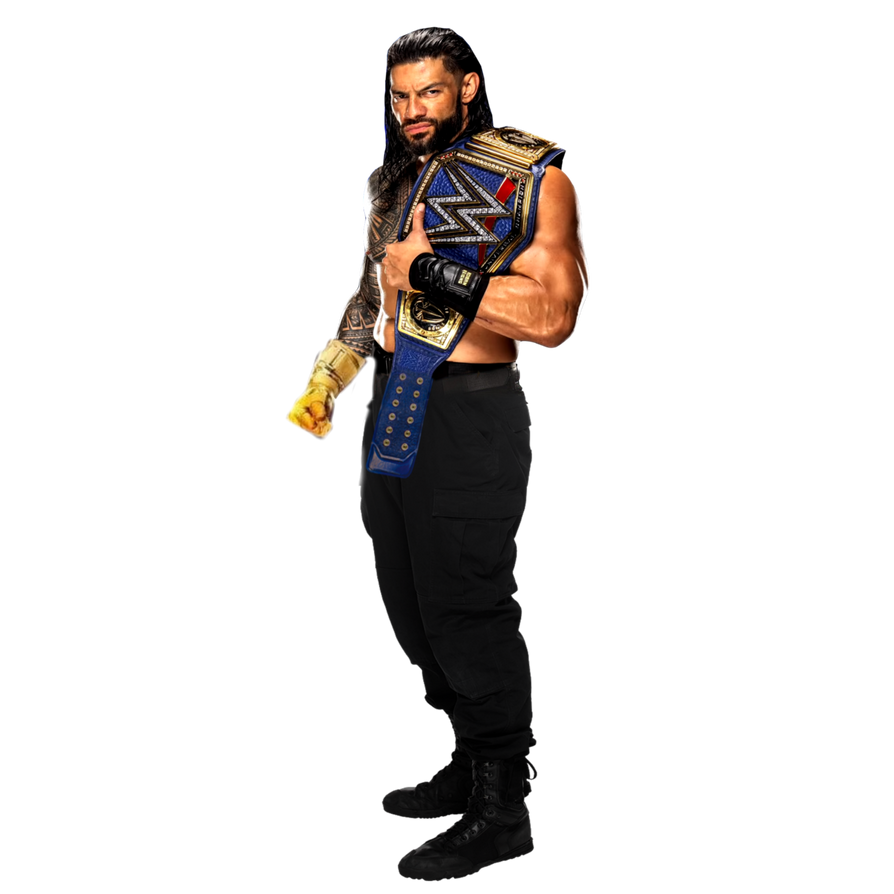 WWE Roman Reigns Universal Champion Full Body PNG by ...