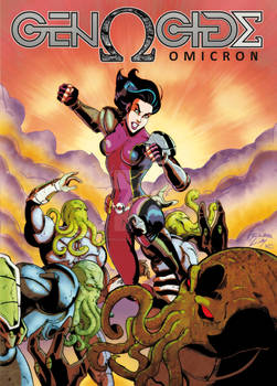 portada comic genocide omicron / cover genocide