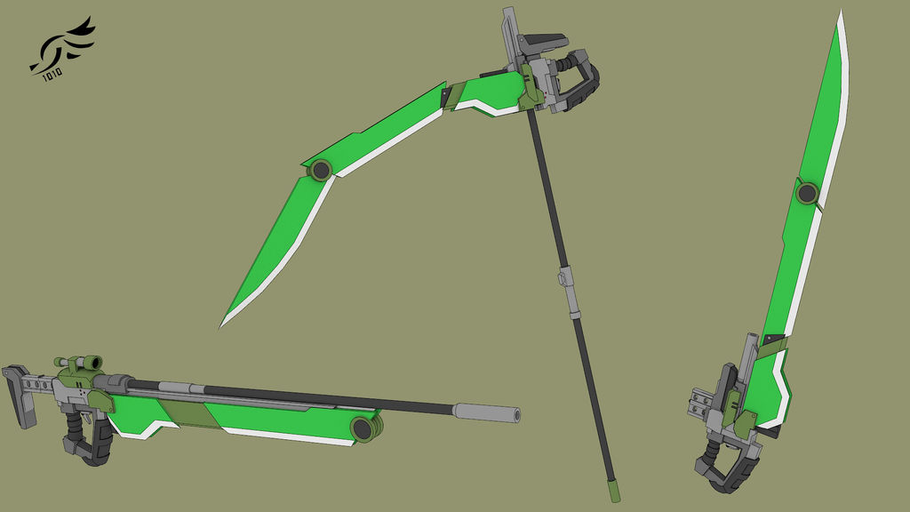 'Fell Cyclone' - RWBY OC Weapon (Commission)