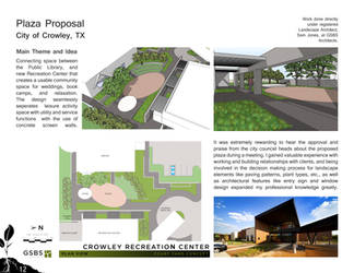 Plaza Proposal with GSBS Architects