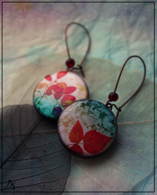 Herbarium earrings