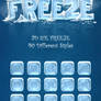 New 3D Ice Cool, Freeze and Snow Text Effects