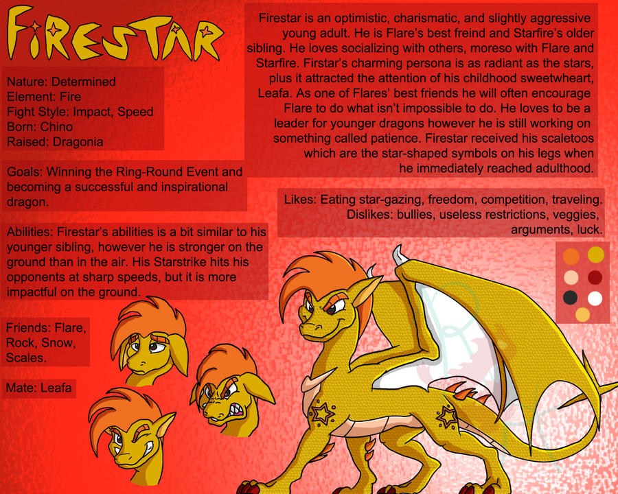 Firestar 'Fiesty' Dragon