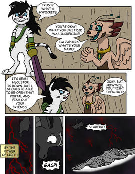 Flare and Fire: Good and Evil pg 43