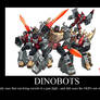 Motivational poster Dinobots