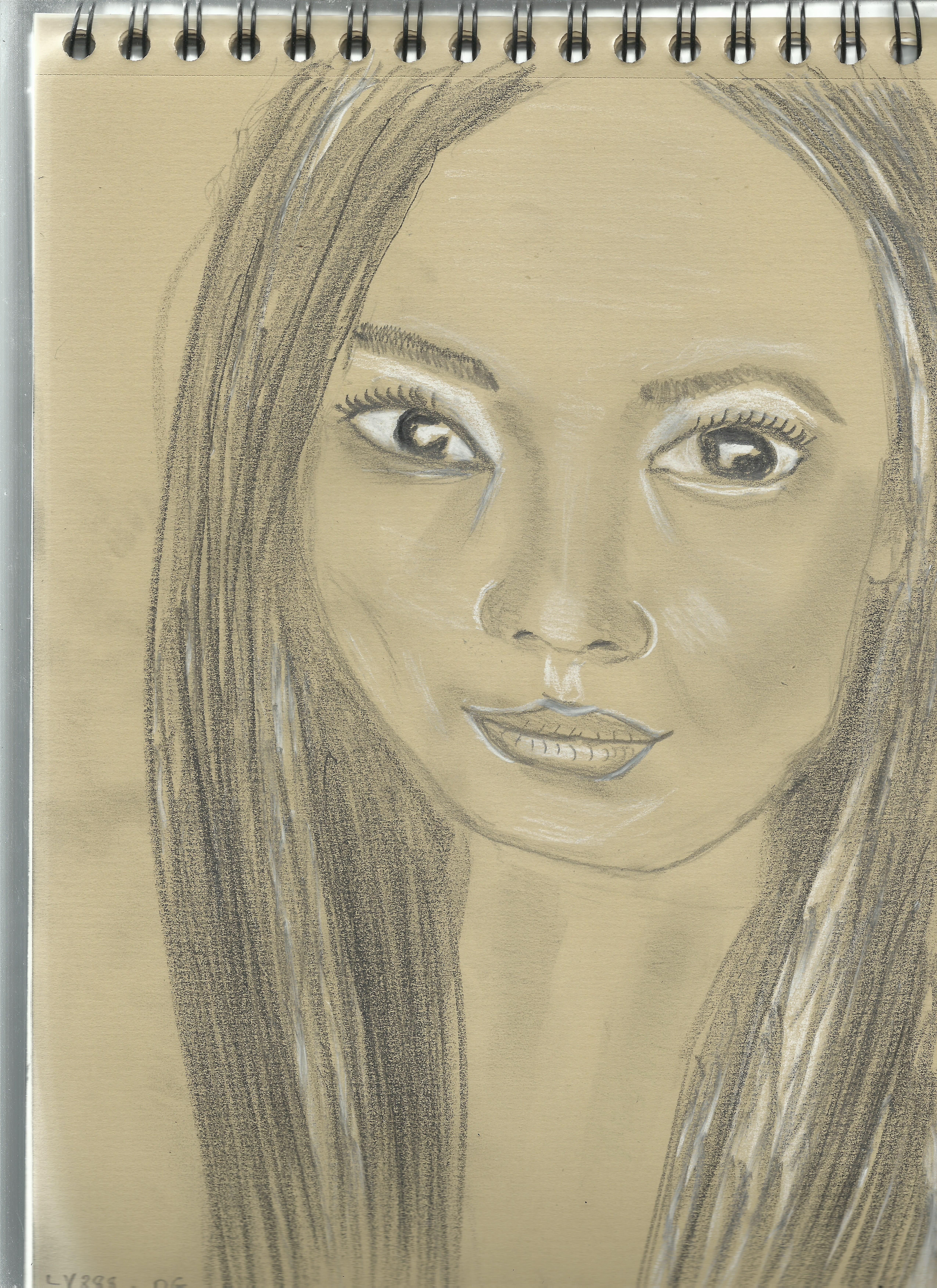 Kraft test - Woman face study n111