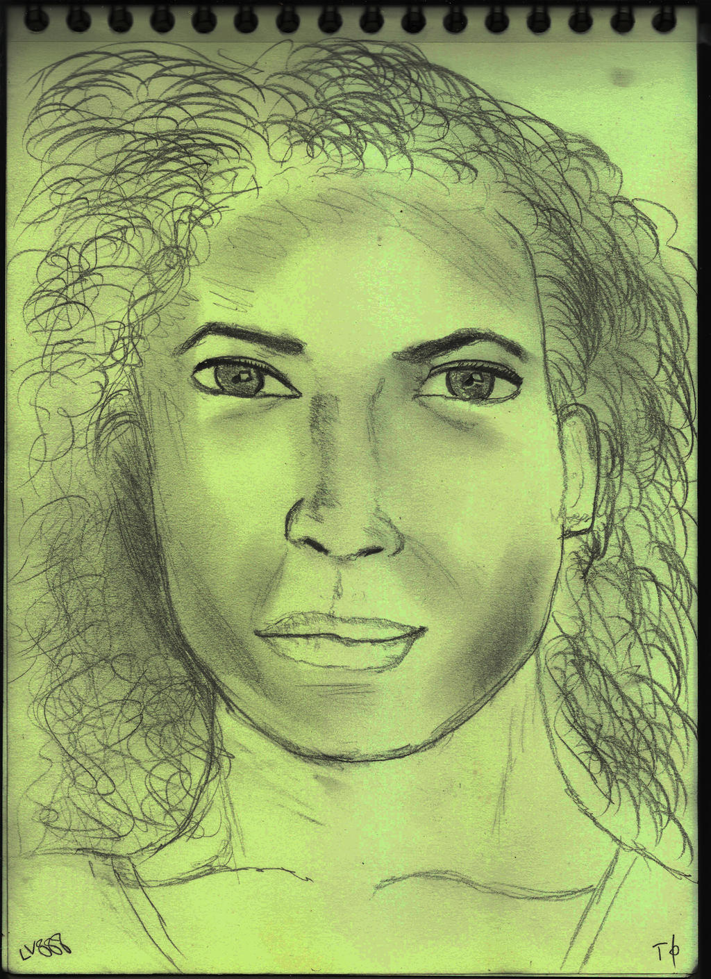 Woman Face Study N131