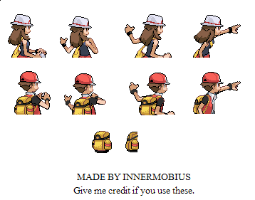 POKEMON RED DPP BACK SPRITE by PKMNTrainerRick on DeviantArt