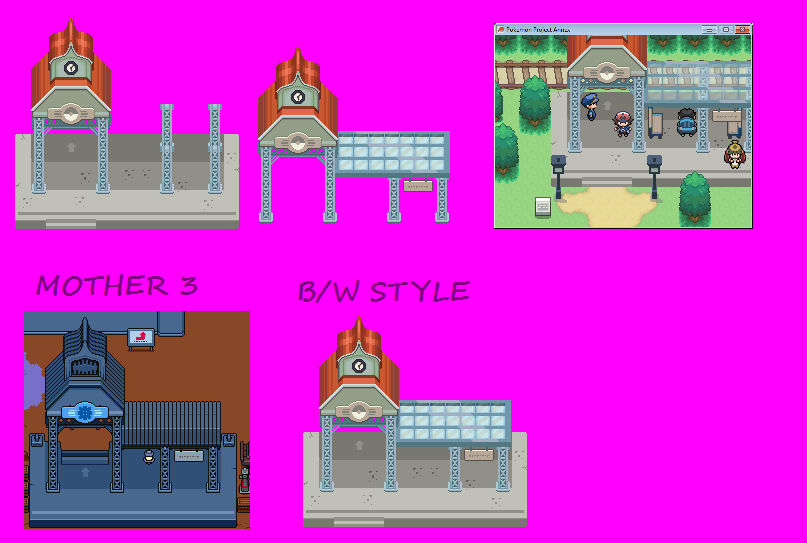 Mother 3 Train Station: Pokemon BW Style by InnerMobius on DeviantArt