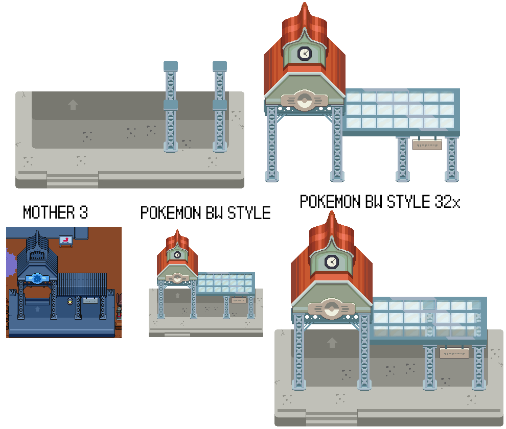 Pokemon 32x32 Trainstation by InnerMobius on DeviantArt