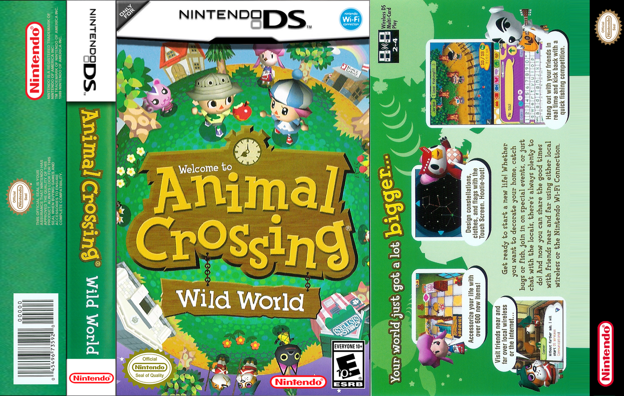 Animal Crossing Wild World Tape Case Insert by InnerMobius on