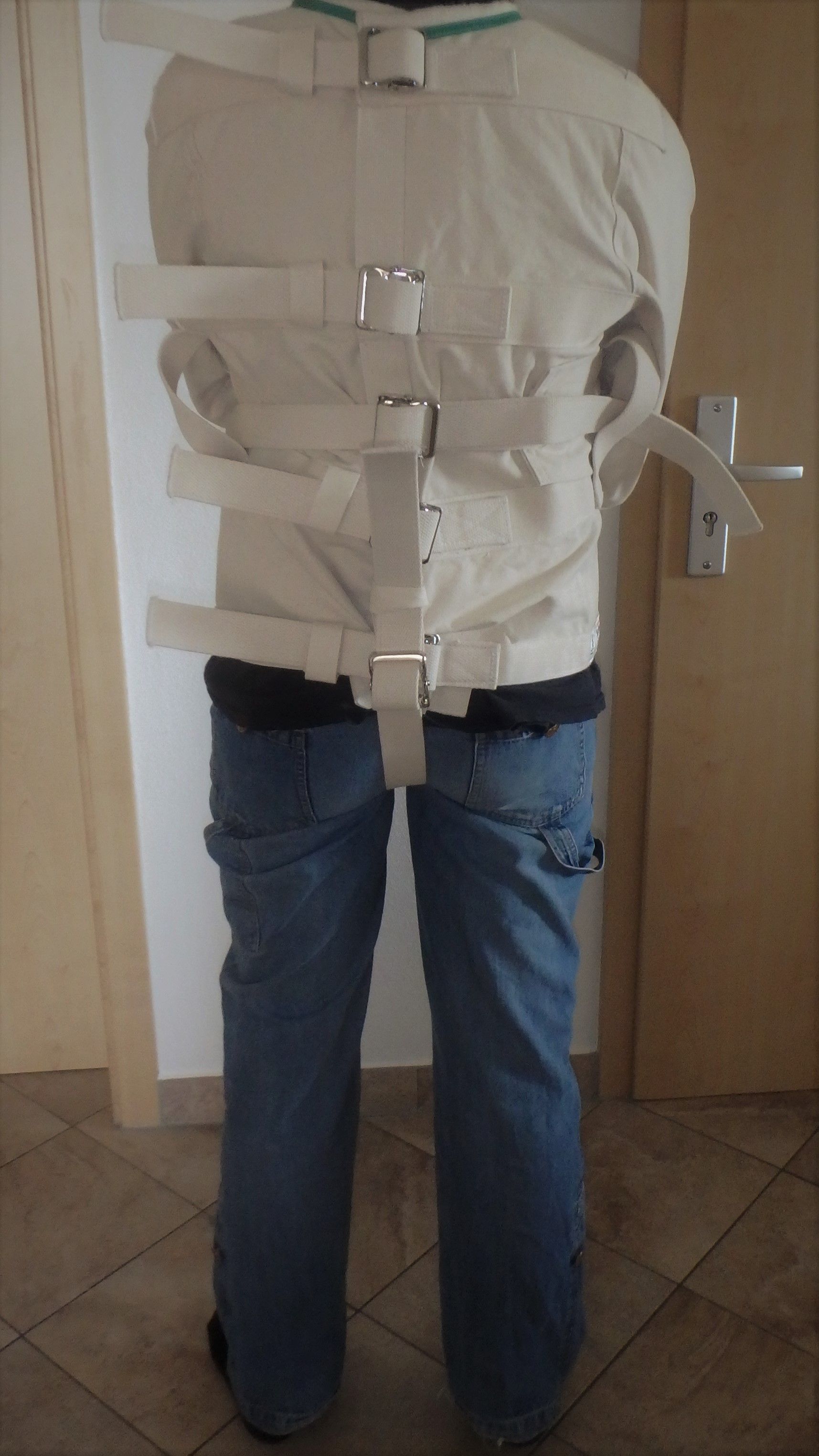 Straint Jacket Posey straitjacket back by Mettwurscht on DeviantArt