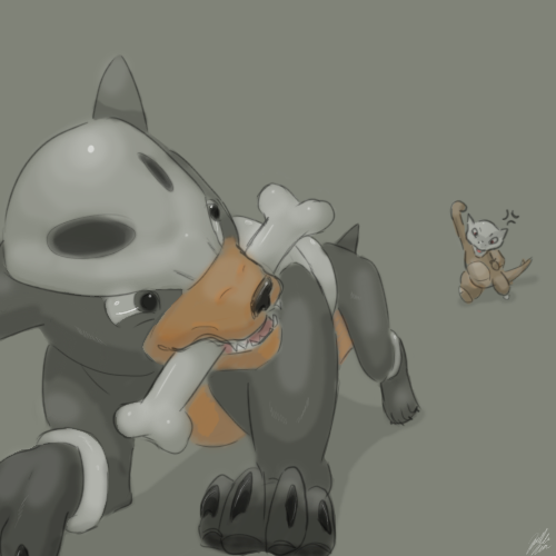 Houndour and Marowak