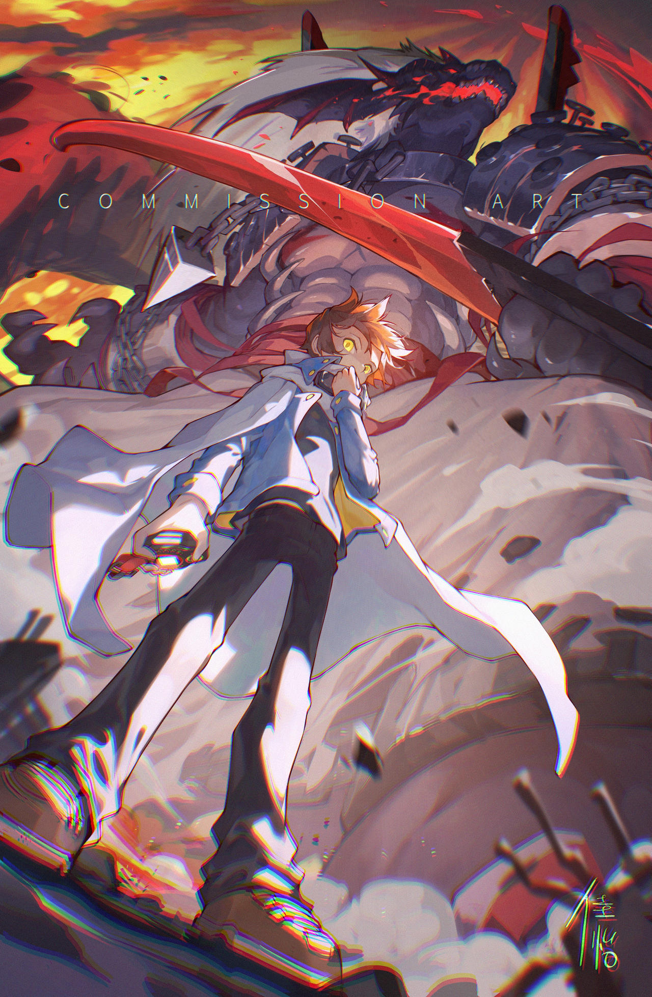 Digimon Commission Art by CPoring on DeviantArt