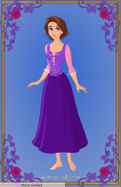 disney princess purple dress brown hair Disney Animated Princess in Purple Gown