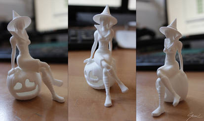 Halloween Girl 3D Print