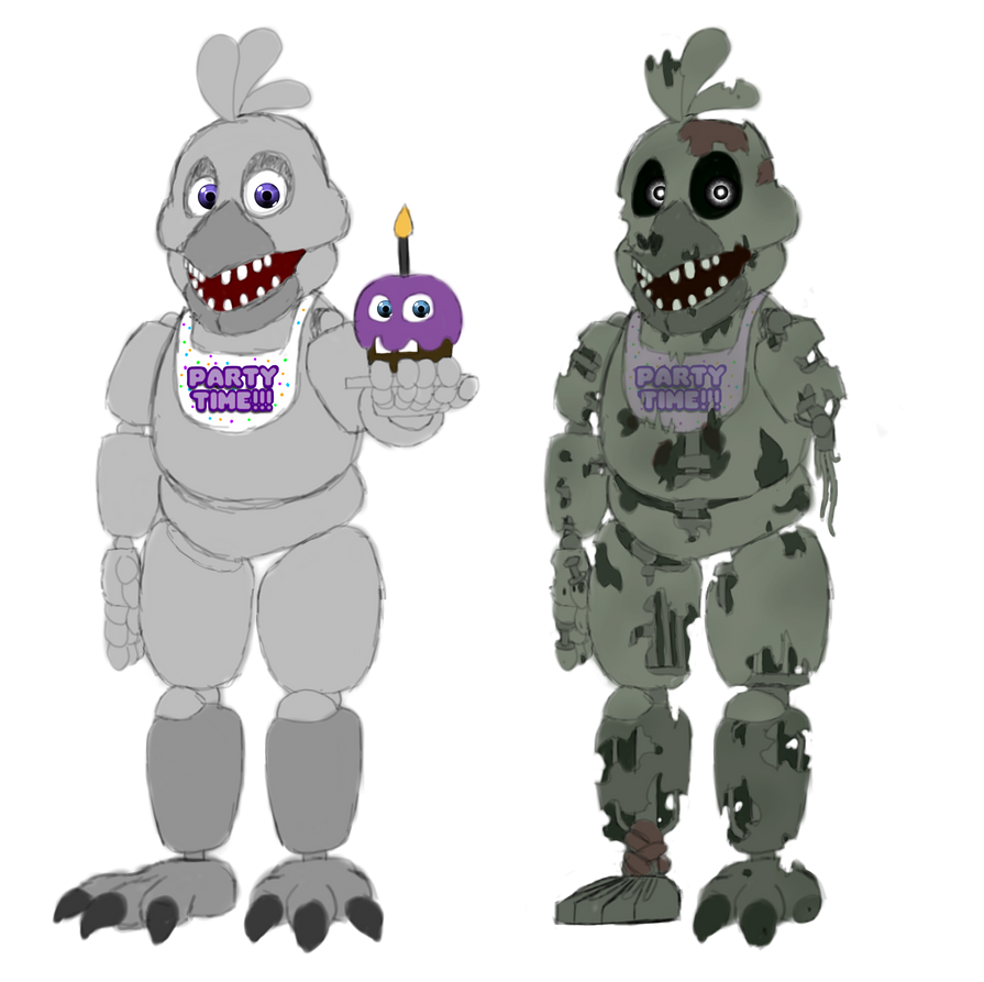 Springlock Toy Springlock ''Silver'' Chica by ShadowToyChica on DeviantArt