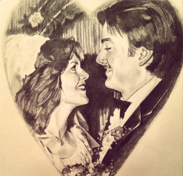 Wedding Couple (pencil)