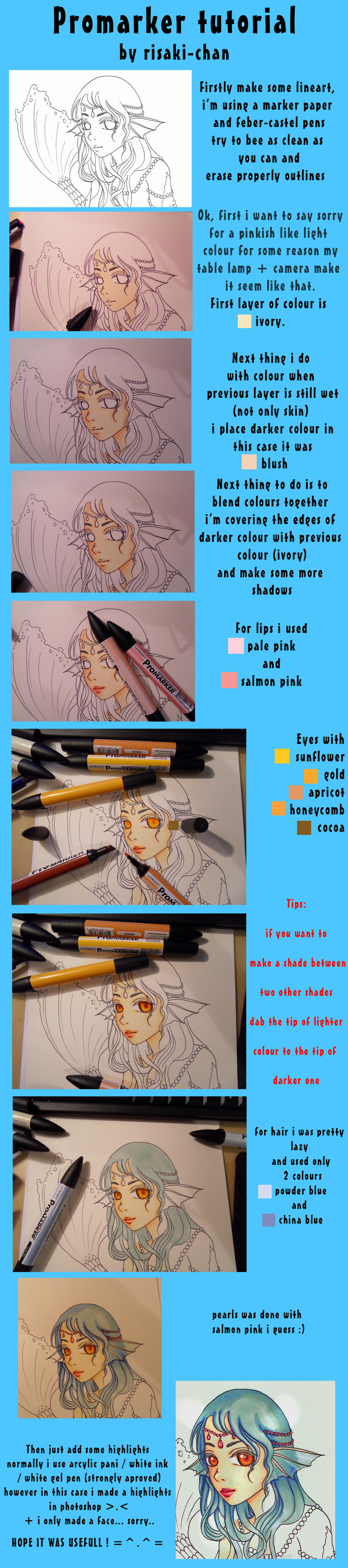 promarkers tutorial- mermaid