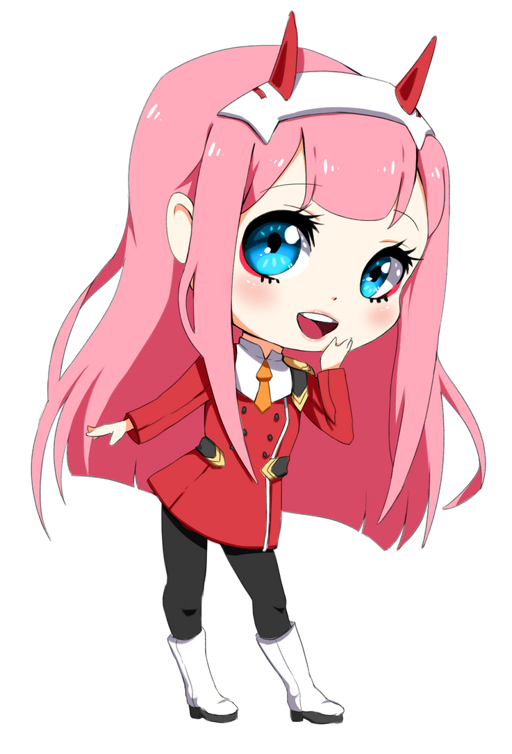 Zero Two commission Example by Harimii on DeviantArt