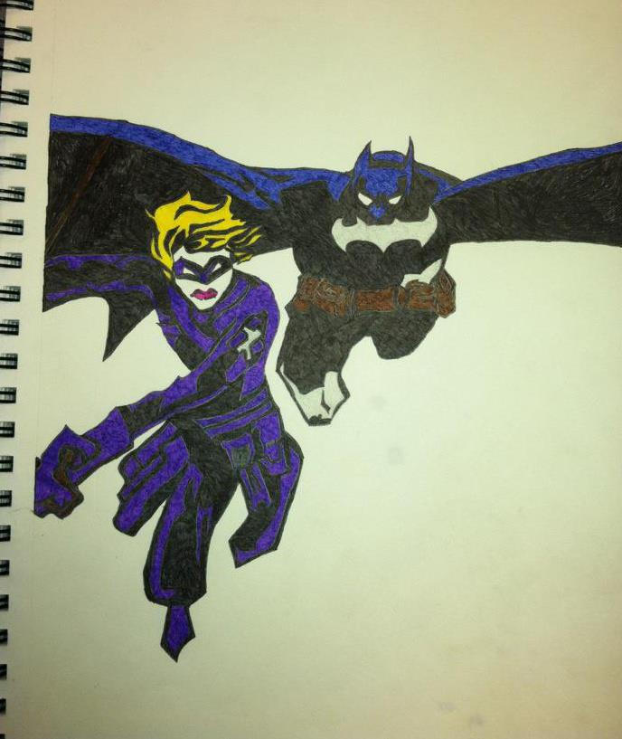 Batman and Sasha Bordeaux by Rapter57 on DeviantArt