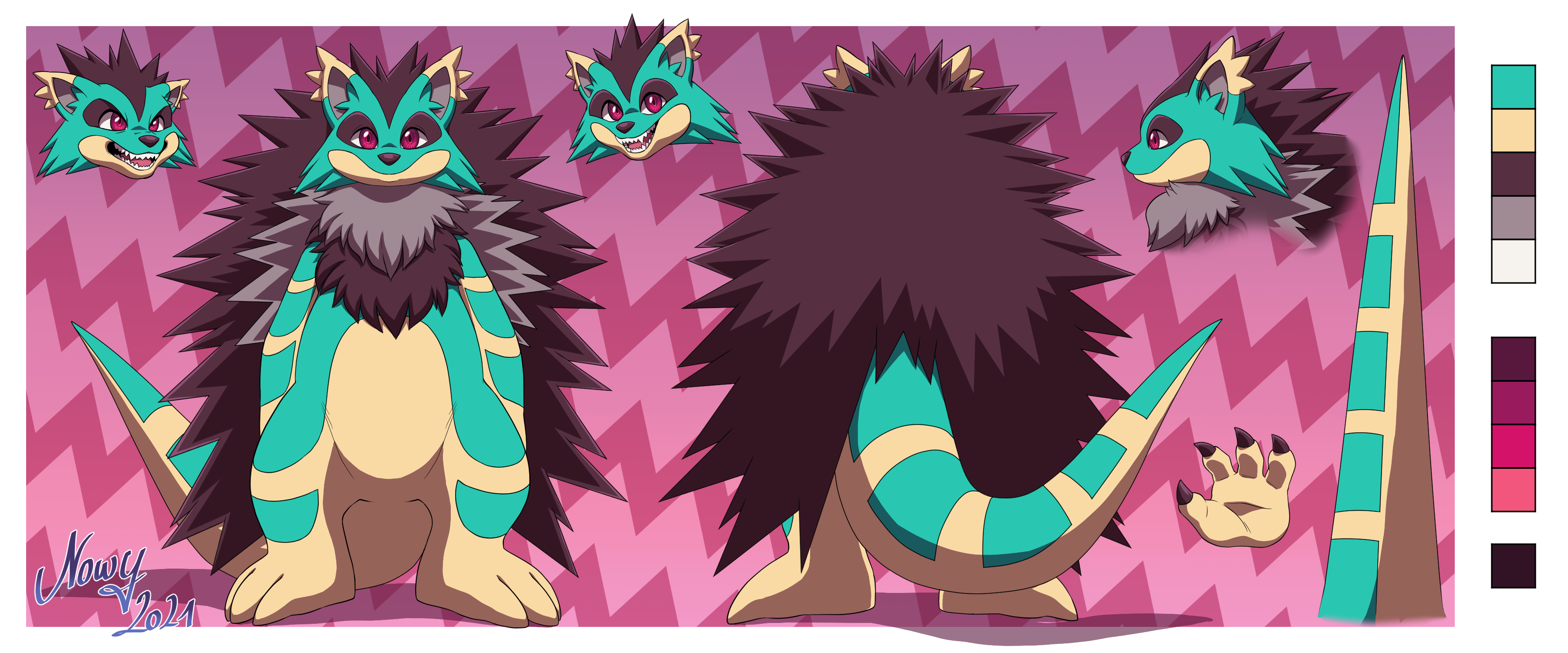 Pirosch ref sheet 2021 by Nowykowski on DeviantArt