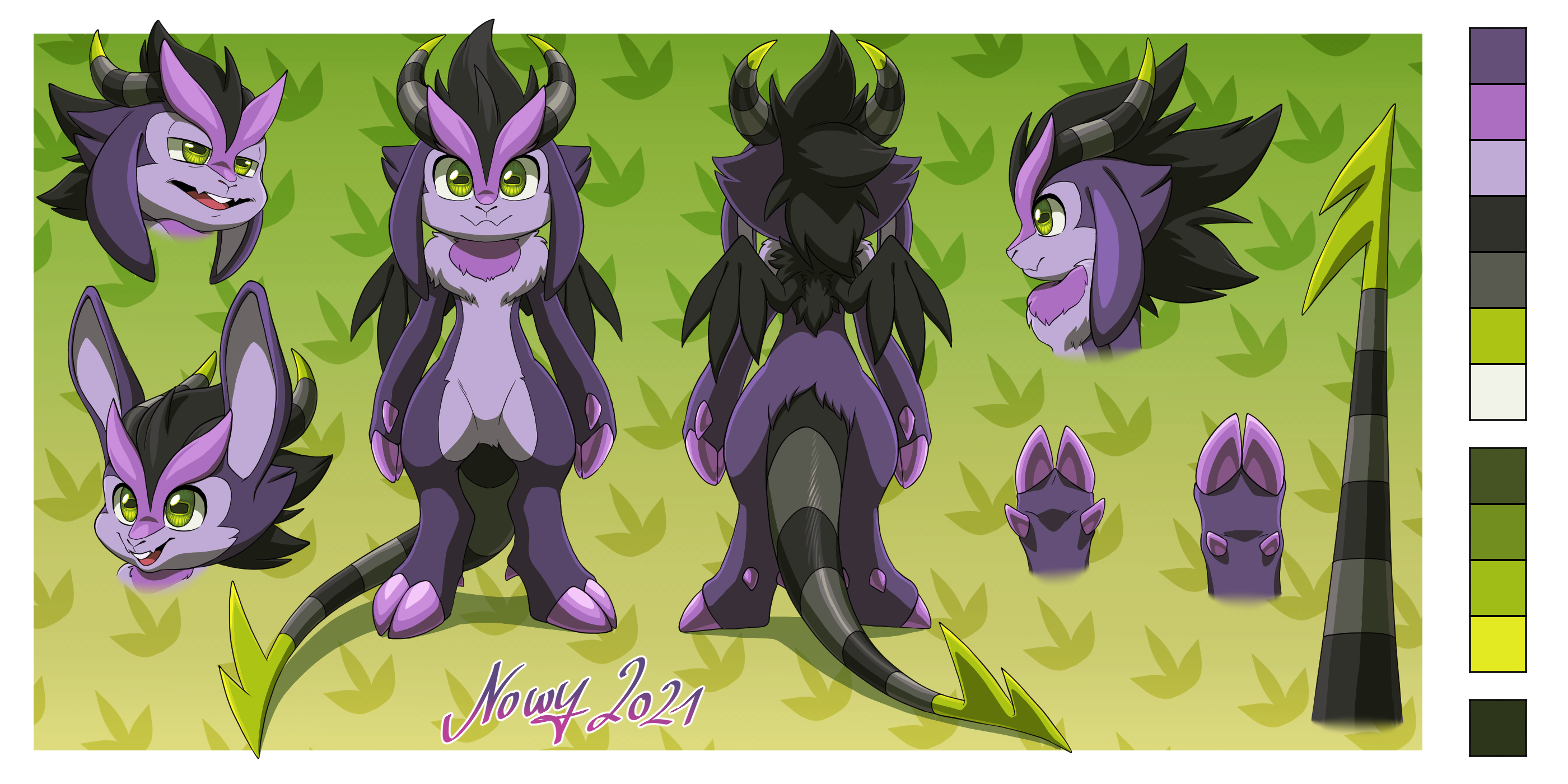 Kushiro ref sheet 2021 by Nowykowski on DeviantArt