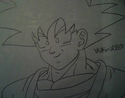 Goku Lineart 4