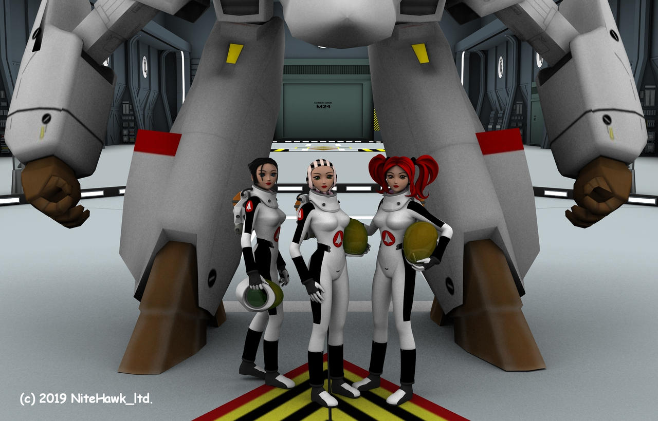 Deviantart Rdf RDF Girls in hanger by nitehawk-ltd on DeviantArt