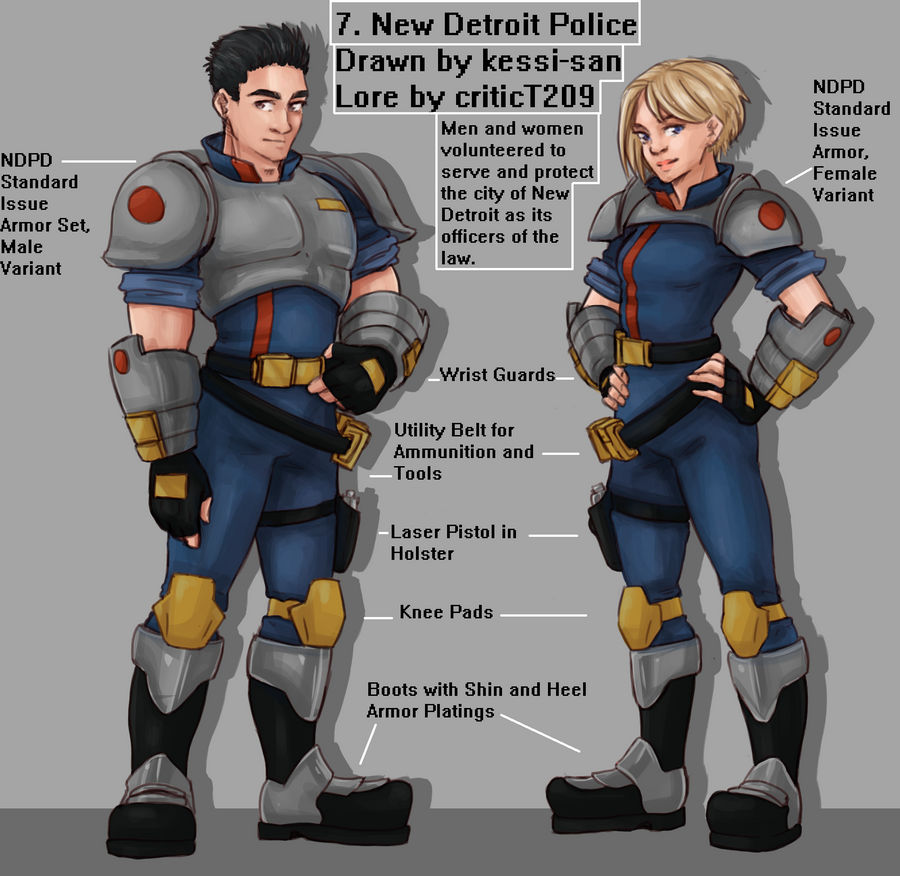 New Detroit Police Officers by criticT209 on DeviantArt