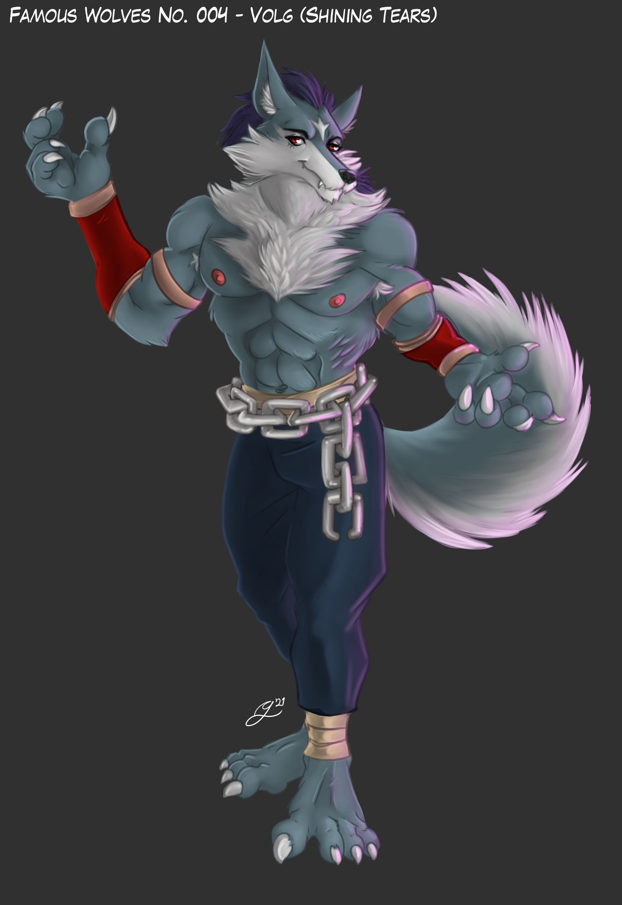 Famous Wolves No. 004 - Volg (Shining Tears) by Gerardson on DeviantArt