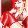 Betty Page Sketchcard 2