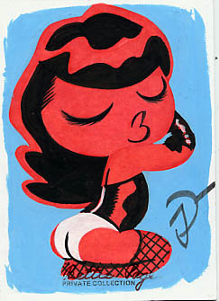 Chibi Betty Sketchcard