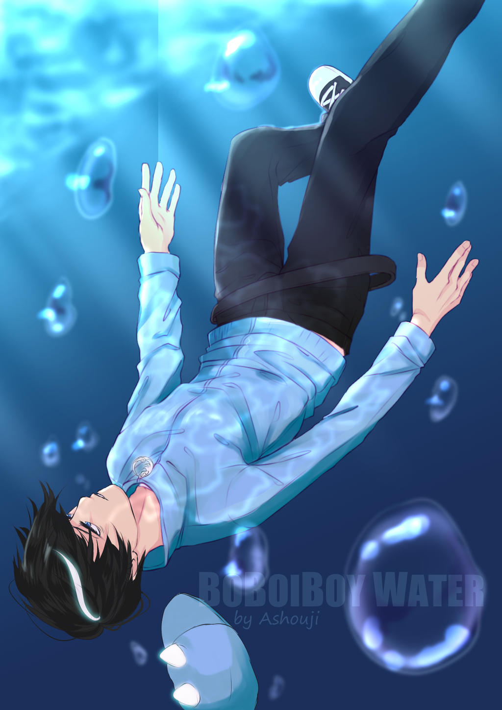 Drown In Mind - BoBoiBoy Water by ashouji on DeviantArt