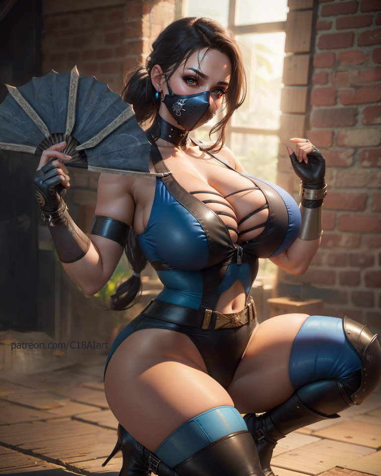 Kitana From Mortal Kombat By C18AIart On DeviantArt kitana-from-mortal-kombat-by-c18aiart-on-deviantart