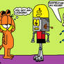 Garfield Meets Robot Jones