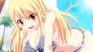 Fairy Tail 179 (Anime)-Lucy at the Bikini Cont