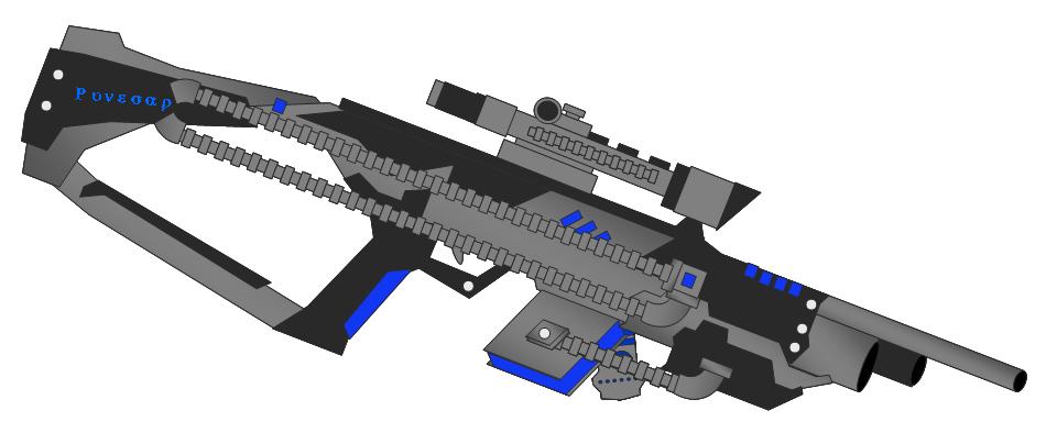 Mechamagichemical Rifle Concept for Client